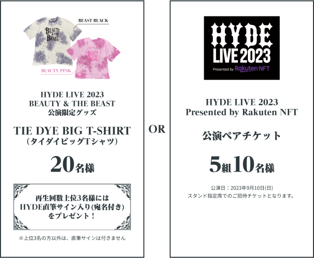 楽天ミュージック | HYDE再生キャンペーン